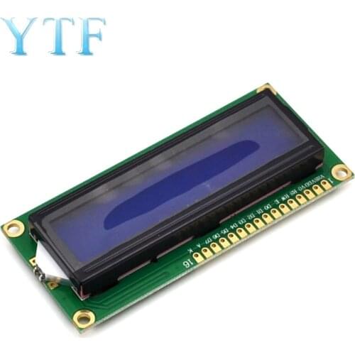 Yellow and green screen 1602 LCD screen LCD1602 LCD-1602-5V 5V black font with backlight