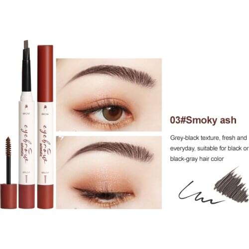 1 Pcs Double-headed Eyebrow Pencil Easy To Color Waterproof Sweat-proof No Smudging Eyebrow Makeup Tool Maquiagem Dropship TSLM1