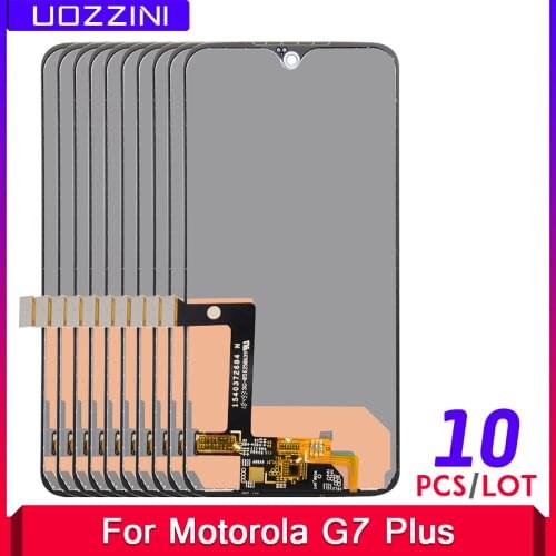 10 Pcs wholesale 6.24" Tested LCD For Motorola G7 Plus XT1965 XT1965-2 XT1965-3 Display Touch Screen Digitizer Assembly Repair