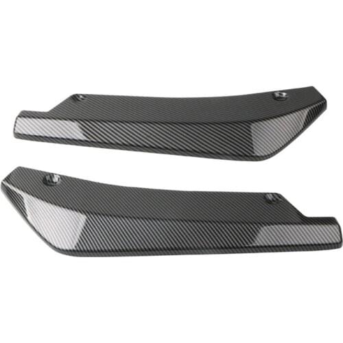2Pcs Car Rear Bumper Lip Diffuser Splitter Spoiler Scratch Protector for Peugeot 206 207 208 301 307 308 407 2008 3008 4008