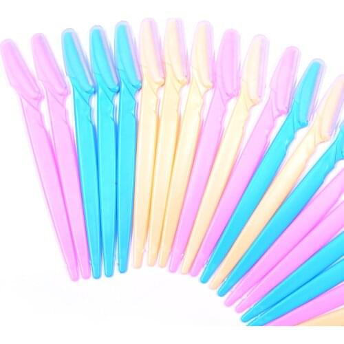 FWC 3PCS/Lot Women Facial Face Razor Eyebrow Trimmers Blades Shaver Makeup Beauty Tools