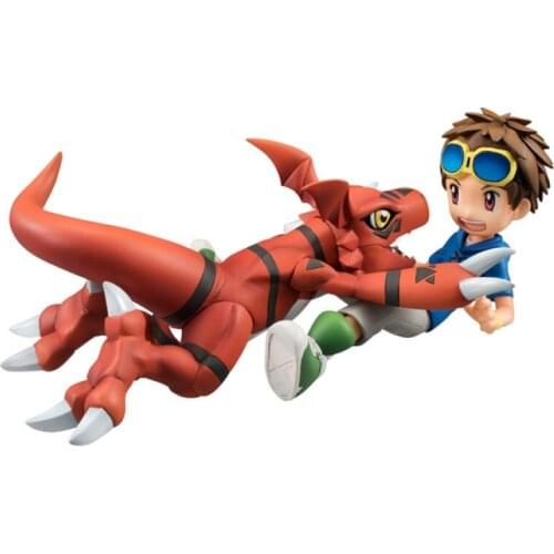 8cm-11cm MegaHouse MH Digimon Adventure GEM Guilmon Matsuda Takato Toys Pvc Action Figure Collectible Model Toy