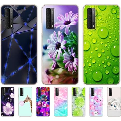 For Huawei P smart 2021 Case 6.67" Soft Tpu Silicon Back Phone Cover For PSmart 2021 Bumper Protective Funda Shell Etui Bag