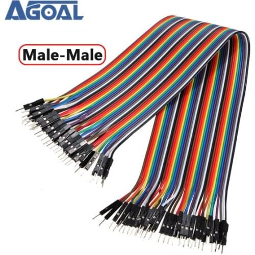 40Pcs 30cm Male To Female / Male To Male / Female To Female Jumper Cable Rainbow DuPont Line wire For DIY Free Shipping