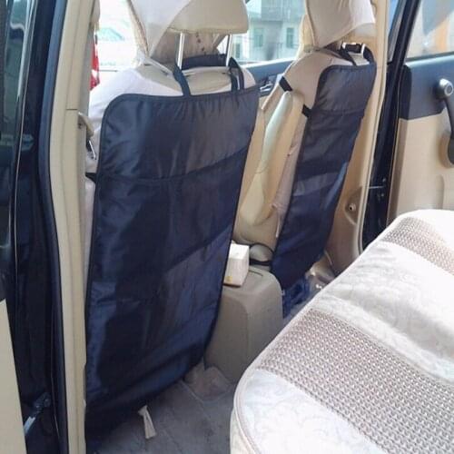 Environmental Thicken PVC Car Back Seat Protector Kick Mat With Organizer For iPAD 2/3/4/Air/Mini