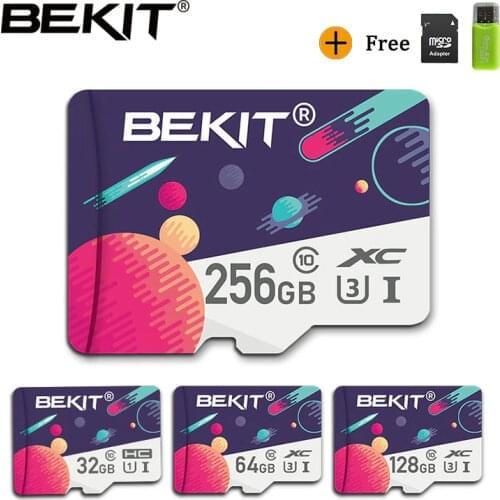 Bekit micro sd card 32gb 64gb 128gB 256gb 16gb 8gb memory card microsd card SDXC SDHC class 10 Flash drive for smartphone camera