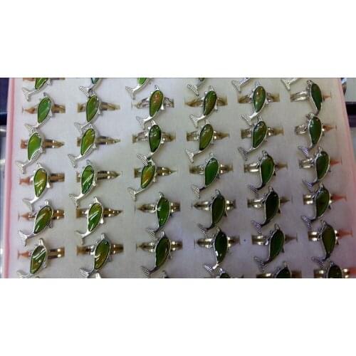 Dolphin mood rings 100pcs/lot mixed 6-9