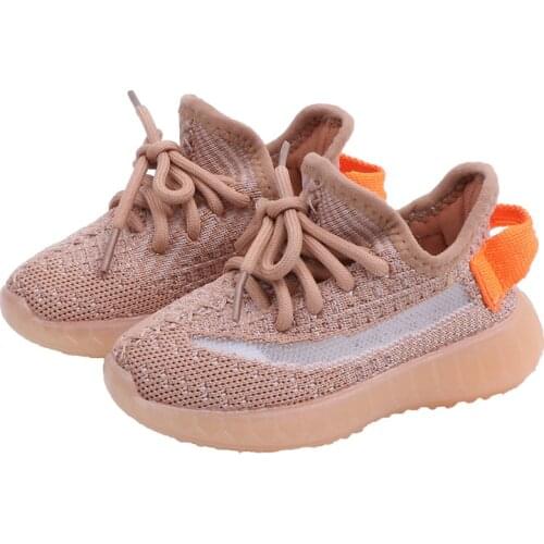 Girls Boys Casual Shoes Spring Children Shoes Soft Bottom Outdoor Student Sports Shoes Mesh Breathable Non-slip Kids Sneaker