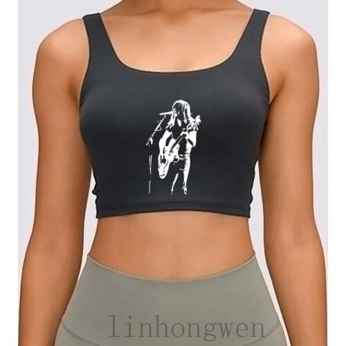 Malcolm Young Women Tank Top Cotton Authentic S-XL Print Crazy Spring Autumn Standard Homme Crop Top