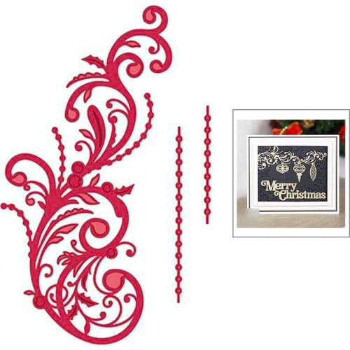 2021 New Christmas Lace Pattern Metal Cutting Dies For Craft Making Paper Greeting Card and Album Scrapbooking No Clear Stamps