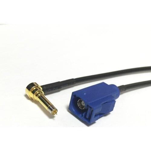 New Wireless Modem Wire MS156 Right Angle To FAKRA Connector RG174 Cable 20CM 8" Wholesale Pigtail