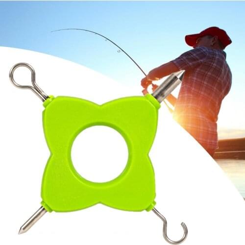 Fishing Line Knot Rig 4 in 1 Plastic Terminal Tackle Hair Rig for Carp Rig D Rig Making Accessories Fishing Tackle Toos