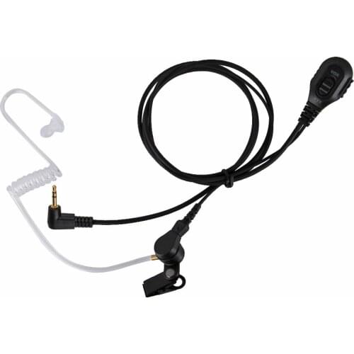 Security Covert Air Acoustic Tube Headset Earpiece Mic PTT for Motorola Portable Radio TLKR T60 T8 MR350R MS350R MD200TPR