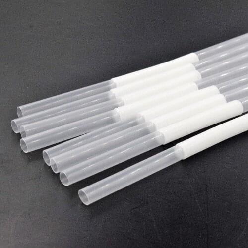 100pcs Transparent Clean Drinking Straws Wedding Party Extra Long Flexible Drinking Bendy Straws