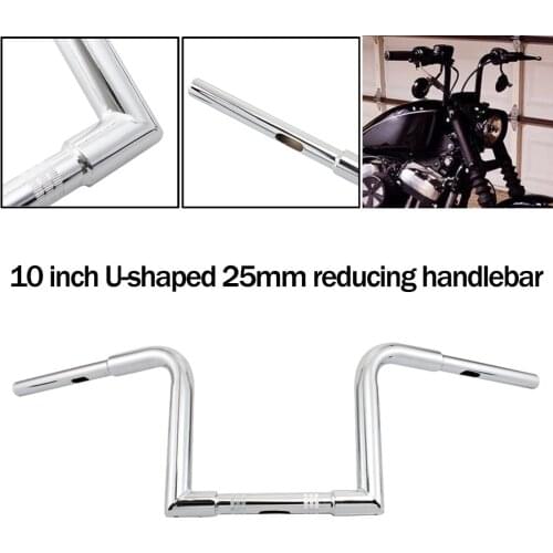 Universal 25mm Ape Hanger Drag Bar Z-Bar Handlebar For Harley Touring Electra Glide Cafe Racer Chopper Bobber Scrambler
