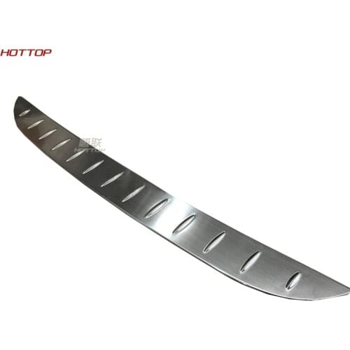 HOTTOP Outside Stainless Steel Rear Bumper For Mazda CX-3 2016 2017 Trunk Sill Scuff Car Accessories