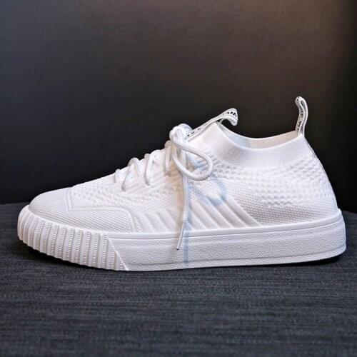 2019 New Breathable Mesh Women Casual Shoes Creepers Platform Vulcanize Shoes Female Fashion Sneakers Lace Up Footwear K7-09