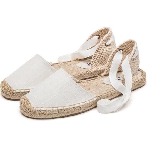 2021 summer ladies sandals strap off-duty shoes flat shoes ankle strap