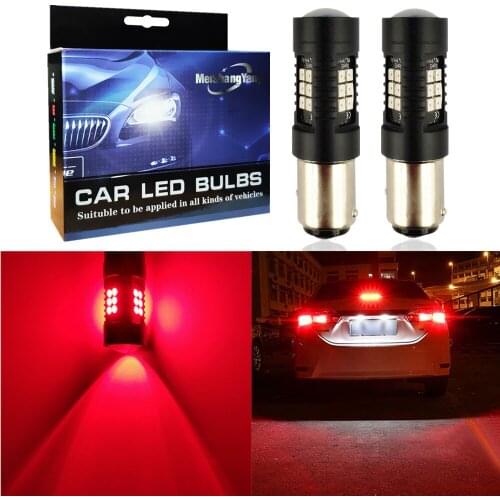 2Pcs Car Light 12V 1156 LED BA15S P21W LED BAU15S PY21W 1157 BAY15D P21/5W R5W Auto Brake Reverse Lamp DRL Rear Parking Bulbs