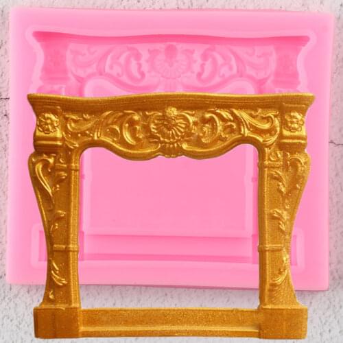 3D Craft Frame Silicone Molds Cake Decorating Tools Cake Border Fondant Mold Candy Polymer Clay Chocolate Gumpaste Moulds