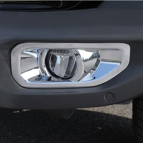 Car front bumper fog lamp decorative cover Jeep 18-21 Wrangler JL accessories Fog lamp frame