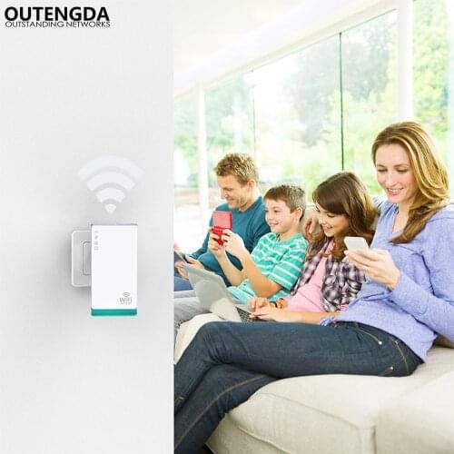 Wireless-N Router WiFi Repeater 2.4Ghz Network AP Access Point Wifi Signal Amplifier Range Extender Multi-mode with USB charging