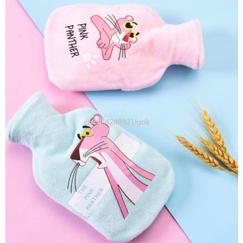 Hot Water Bottle Injection Hot Treasure Warm Water Bag Warm Belly Plush Water-filled Rubber Cute Hand Warmer