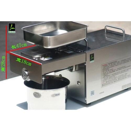 CZR-309 Automatic hot and cold Oil Press Machine Nuts Seeds Oil Press Pressing Machine All Stainless Steel High oil Extraction