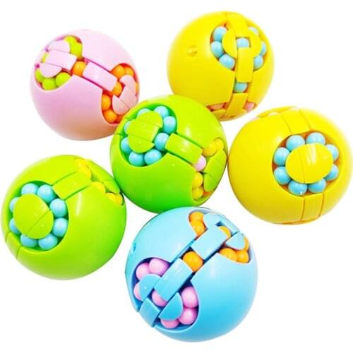 Childrens Anti-stress Toys Magic Bean Wireless Spinning Top Balls Rotating Toy Novelty Education Ball Sensory Decompression Toy