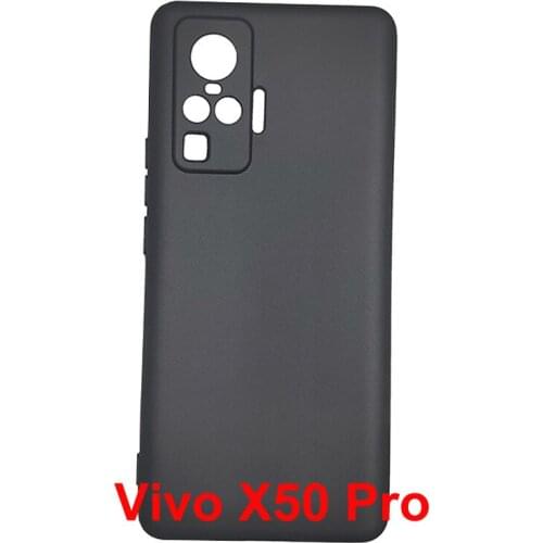 For Vivo X50 Pro Silicon Case Soft TPU Phone Back Cover For VIVO X50 Pro V2005A Glass Protective Bumper Cover Coque Funda Capa