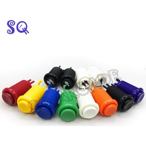Happ Arcade Multicade Push Buttons Durable Jamma Game Switch Durable 8 clolors orange purple 1pc free shipping