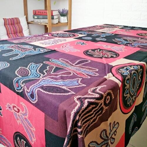 Cotton and linen table cloth household table cloth Southeast Asian style hotel table cloth