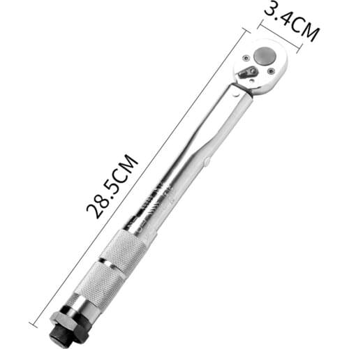 Adjustable Torque Wrench 3/8 Inch Drive Double-Direction Click Torque Wrench 19~110Nm Bike Repair Tool Accessories Hand Tool