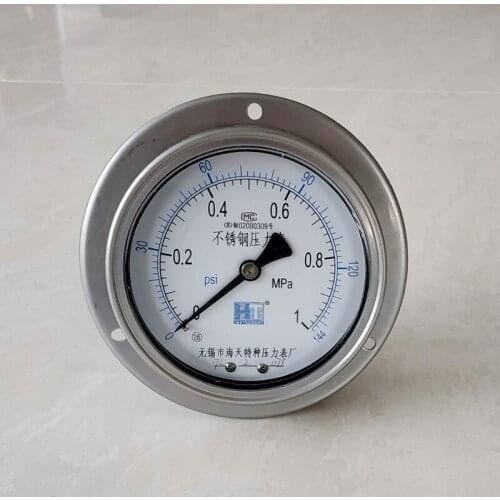 100mm(4.0") Stainless steel bourdon tube (Standard version) pressure gauge