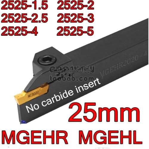 MGEHR MGEHL 2525-1.5 2525-2 2525-2.5 2525-3 2525-4 2525-5 Use insert MGMN150-MGMN500