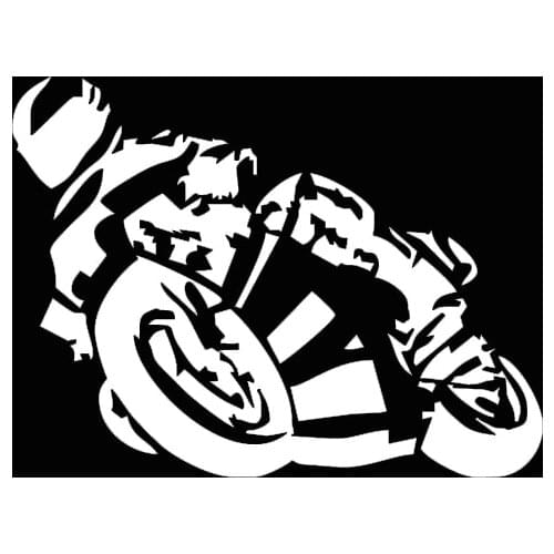 Motorcycle Racer Wall Sticker Car Styling Decals Computer Sticker Home Decor Window Decoration Vinyl Adhesive Art Decal