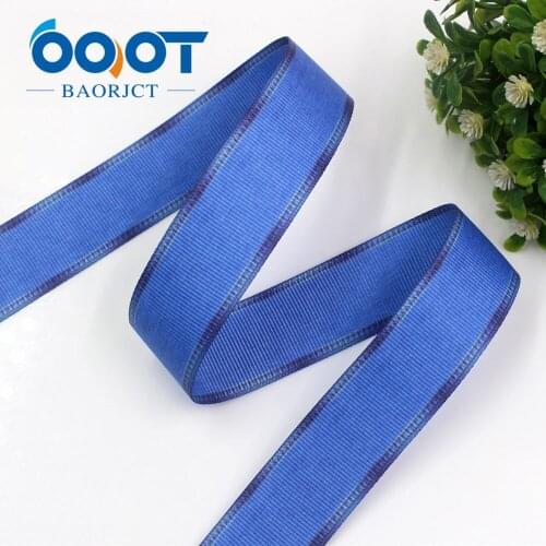 OOOT BAORJCT I-181220-304,25mm 10yards Double-sided cowboy Thermal transfer Printed grosgrain Ribbons,DIY Gift wrapping material