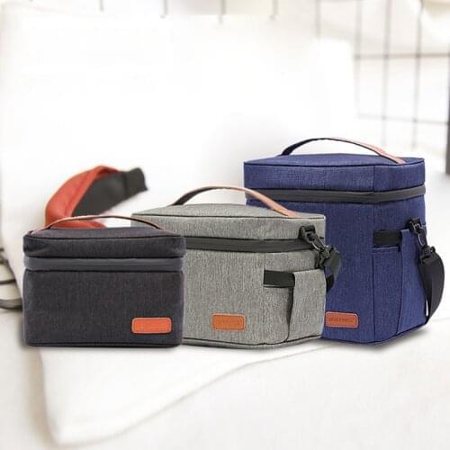 Portable Waterproof Lunch Bags Oxford Cloth Food Cooler Box Child Bento Thermal Pouch Picnic Fruit Snack Fresh-Keeping Package