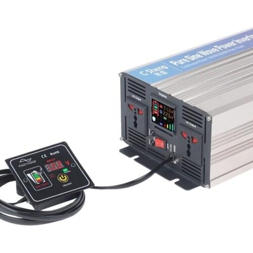 Supply 1000w Pure Sine Wave Inverter Vehicle Inverter Outdoor RV High Peak Power 2000w Converters