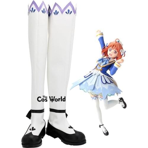 LoveLive!Sunshine!! Aqours Brightest Melody Takami Chika Anime Customize Cosplay Shoes Boots