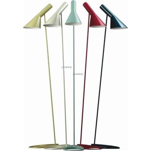 Simple Nordic Iron Loft LED Floor Lamp Tripod LED Lamp Stand Lighting Standing Lamp Foot Living room Stand Light AJ Floor Lamps