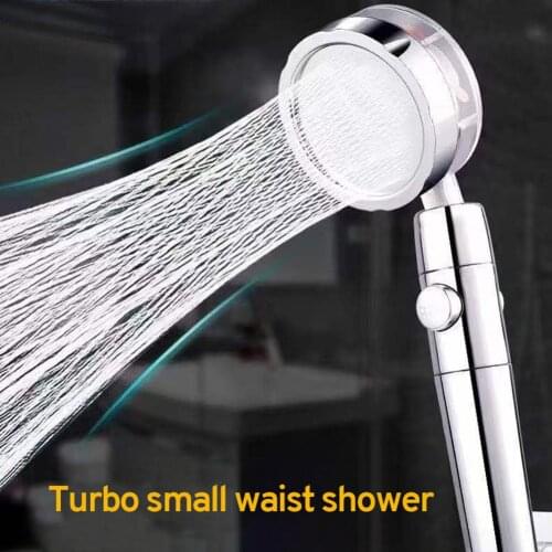 High Pressure Water Saving Spray Shower Head 360 Rotated Rainfall Shower Head Bathroom Hand-held Pressurized Massage Shower Head
