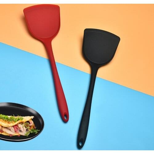 Silicone Kitchenware Kitchen Tools Silicone Spatula Cooking Shovel Long Handle Cook Shovel Kitchen Pots Cooking Set Spoon Set