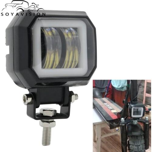 LED Motorcycle Headlight White SpotLights Electric Vehicle Scooters fog Lamp High Brightness For Duаltrоn jeep ATV 12V 24V SUV