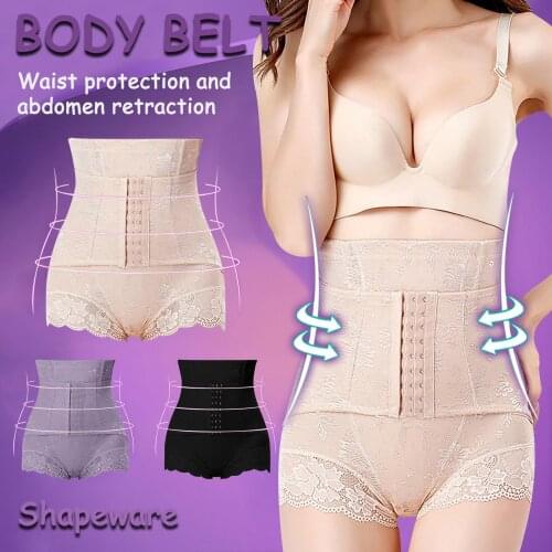 Slim Girdle Shaper Panties Woman Underwear High Waist Push Up Panties Butt Lifter Belly Sheath Slimming Tummy Reductive Belt