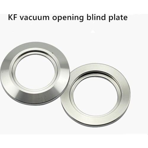 304 Stainless Steel KF Vacuum Flange Blind Opening Blind Plate Blankoff Flange Internal Welding Flange Blind