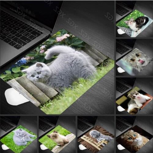 Yzuoan Hot Sale High Quality Cute Cat Kitten Animal Keyboard Game Notebook Mouse Pad Hot Sale Wholesale Game Pad Mouse Desk Mat