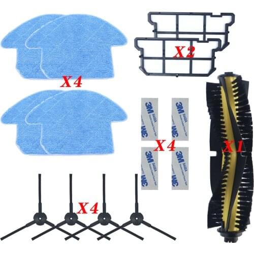 Filter Hepa for chuwi Ilife V7S pro v7s V7s plus V7 Robot Vacuum Cleaner home Parts Spare Kits Roller Main Side Brush cloth mop