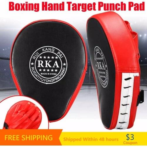 1/2 PCS Boxing Target Pad Punching Bag MMA Hand Kicking Pad PU Leather Training Gear Muay Thai Quality Boxing Hand Target
