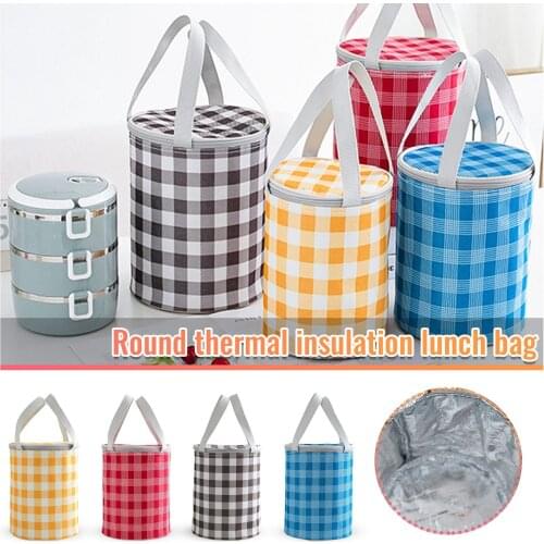 1PCs Cooler Bags Waterproof Nylon Portable Zipper Thermal Oxford Lunch Bags Women Convenient Lunch Box Tote Food Bags #2